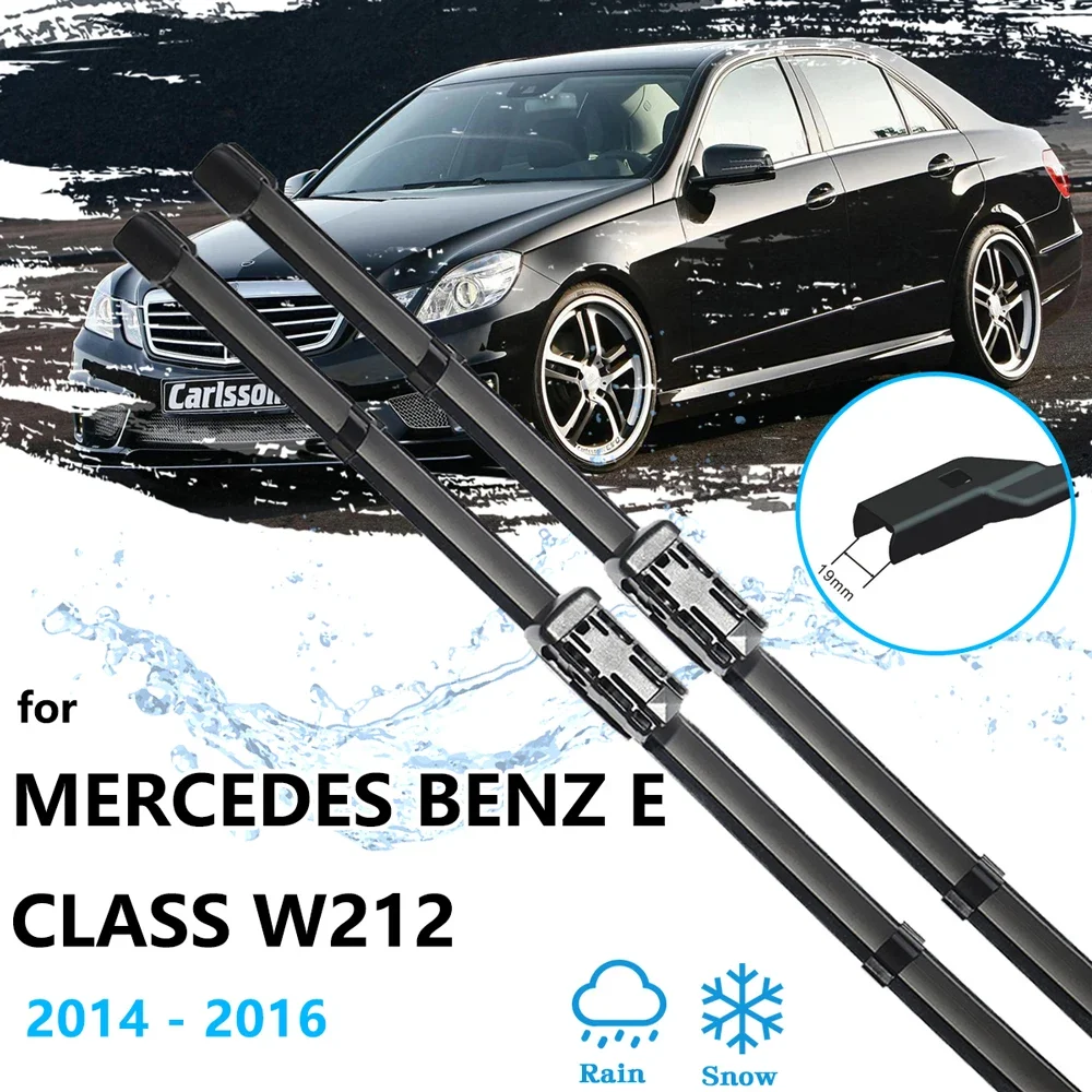 Essuie-glace en caoutchouc pour pare-brise de voiture, accessoires de fenêtre avant, essuie-glace, Mercedes Benz Classe E, W212, 2014, 2015, 2016, 24