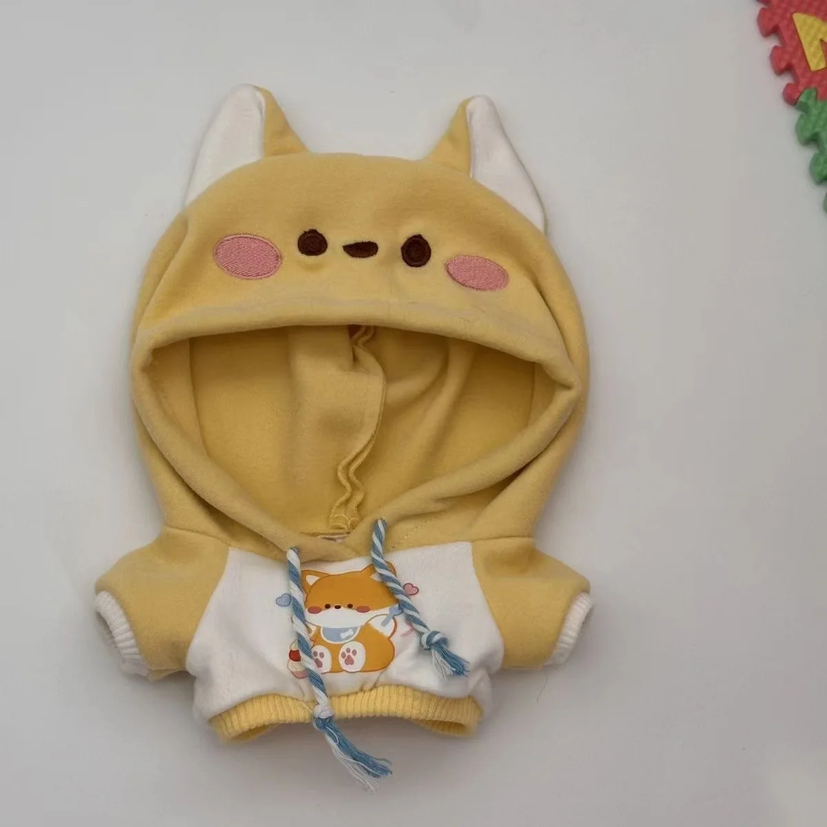 1 قطعة 20 سنتيمتر ملابس دمى أفخم الحيوان هوديي فستان الدمى اكسسوارات الجلوس حفلة تغيير فستان لعبة لتقوم بها بنفسك اللعب