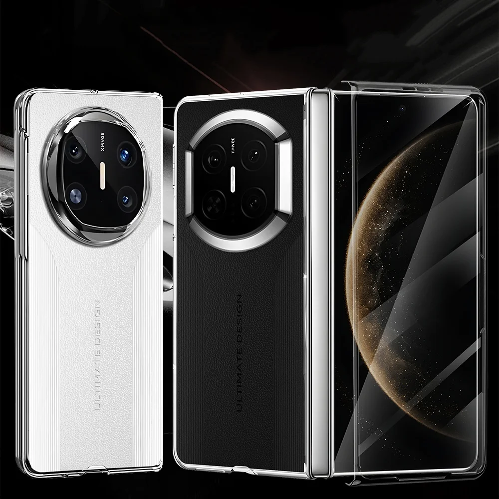 

Роскошный кожаный спортивный автомобильный дизайнерский чехол для Huawei Mate X7, стеклянная пленка, бронированный чехол