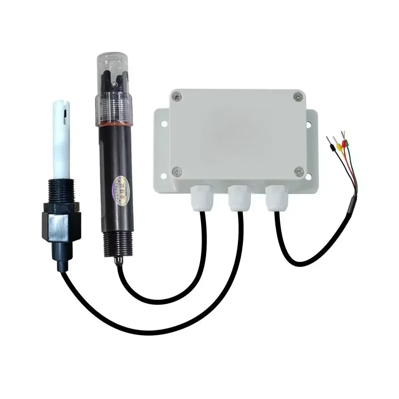 4-20mA 0-5V RS485 Multiparameter 2 in 1 Water Quality Analysis Meter Electrode Water EC PH Probe Sensor for Water Treatment