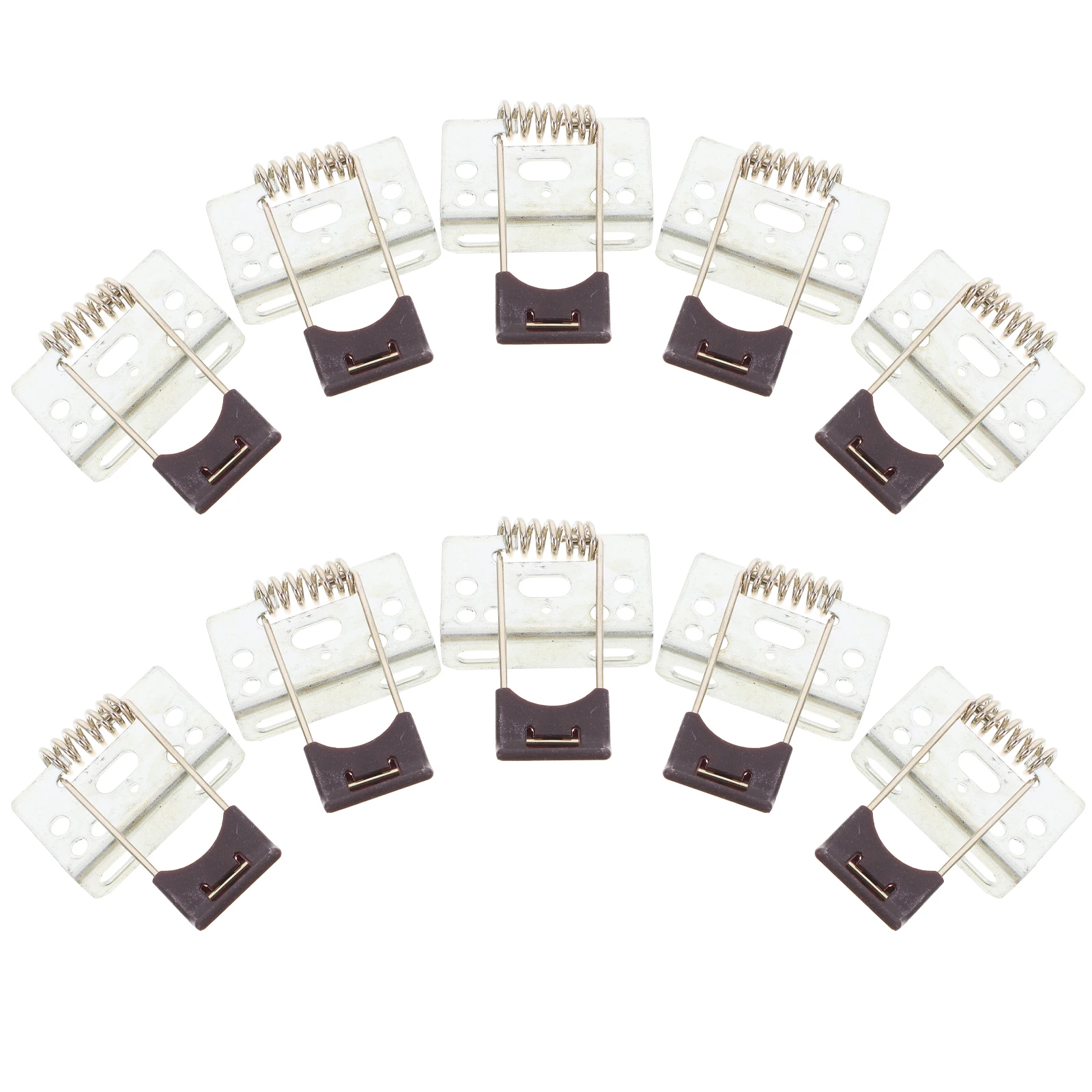 

10 Pcs Spring Clips Sturdy Metal Plastic Compatible LED Panel Lamp Downlight Recessed Lighting Accessories Ceiling Hold Clips