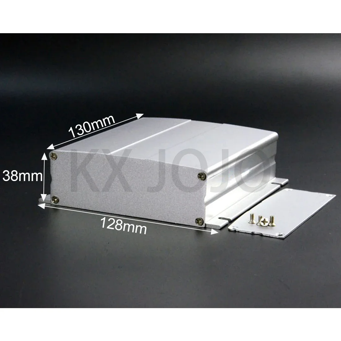 Aluminum Enclosure 128*38*130mm Integrated Case Silver Waterproof Box Profile Electronic Components Shell