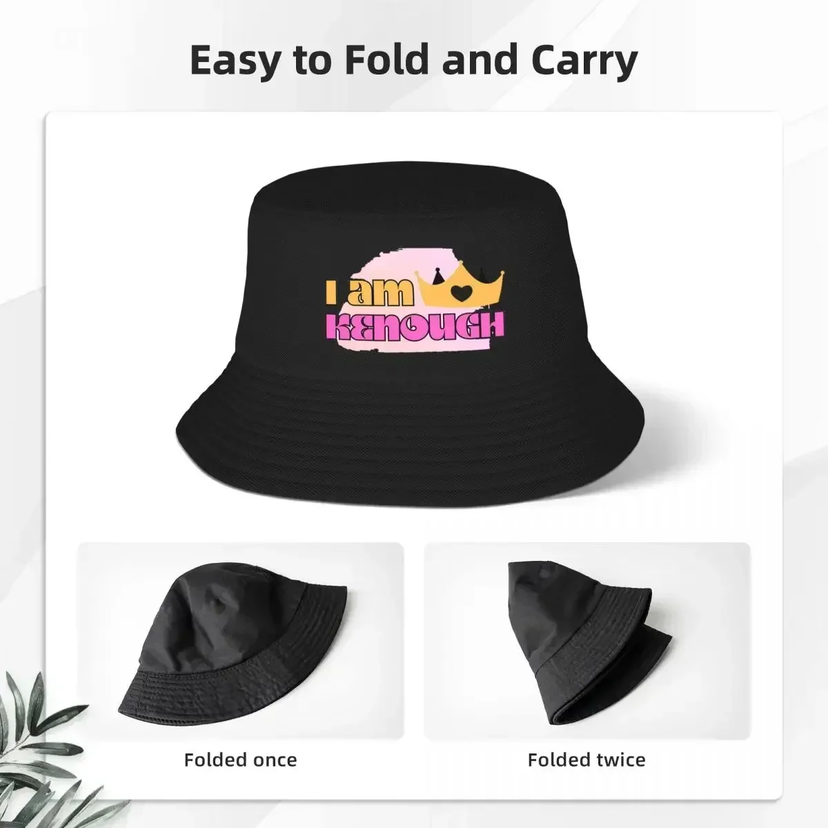 2026 I Am Kenough Bucket Hats Panama For Man Woman Bob Hats Reversible Fisherman Hats Summer Beach Fishing Unisex Caps
