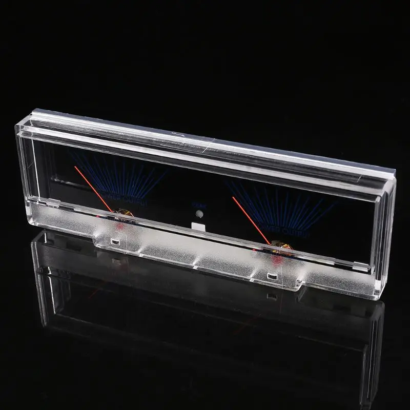 VU Meter Audio Power Amplifier Panel Dual Analog Level DB Meter with BackLight-A56M - view 6