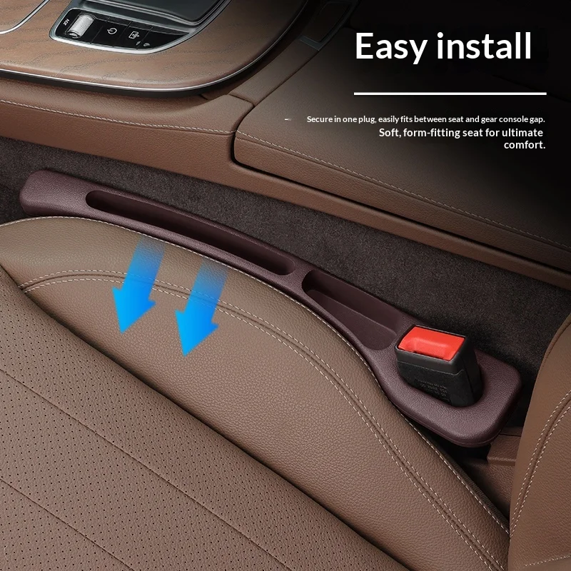 Car Seat Gap Filling Set (2 Pieces), Prevents Items From Falling, Stores Mobile Phone Keys, And Organizes Car Accessories