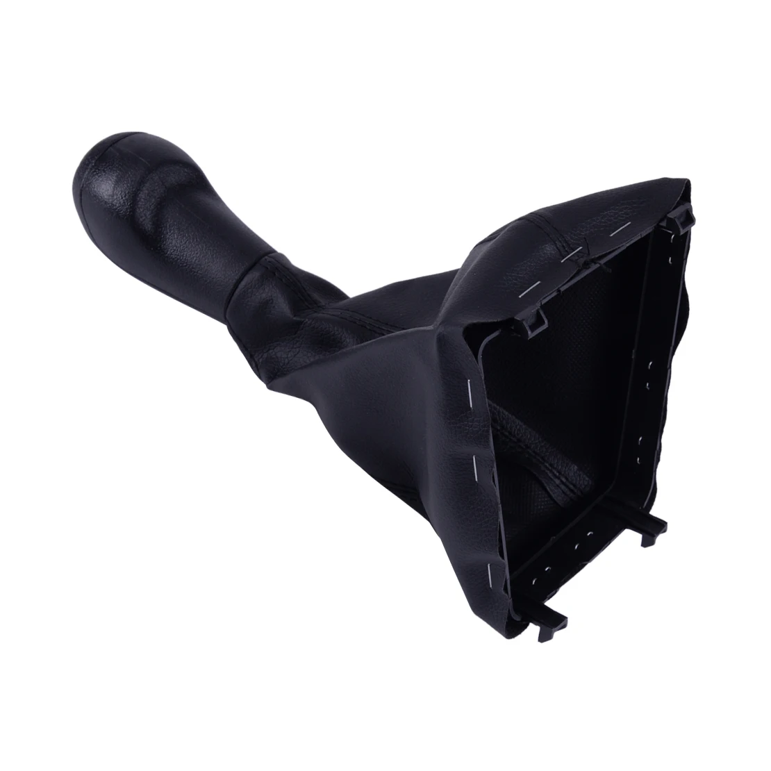 Car 5 6 Speed Gear Stick Shift Shifter Knob Gaiter Frame Lever PU Black 1Z0711141 Fit For Skoda Superb 2008 2009 2010 2011 2012