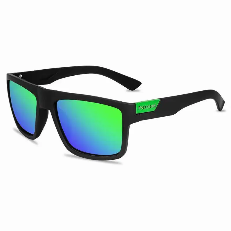 Modische Vintage Quadratische Polarisierte Sonnenbrille für Männer und Frauen, Luxus-Markendesigner Fahrer- und Anglerbrille, UV400-Schutz – Detail 13