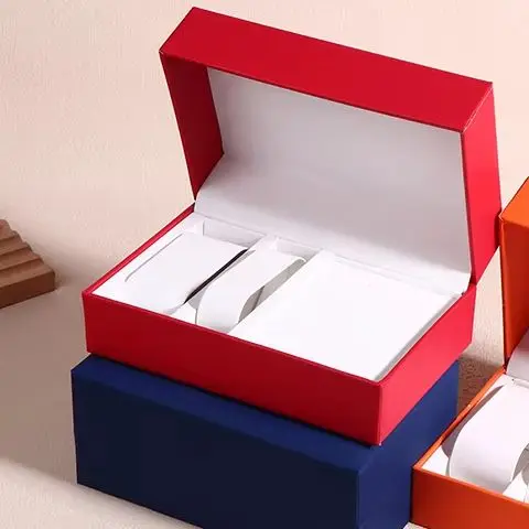 

Watch Box Storage 2 Slots Mens Watch Jewelry Display Box Drawer Lockable Watch Case Organizer & Jewelry Tray