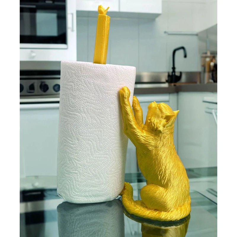 2025 New Cat Paper Towel Holder,Countertop Paper Towel Holder,Cat Paper Organizer,Cat Paper Towel Stand For Kitchen Decoration