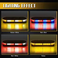 Car Roof Top Strobe Lights 42 LED For Truck Ambulance Snow Plow With Controller Emergency Warning Safety Beacon Magnetic Mount