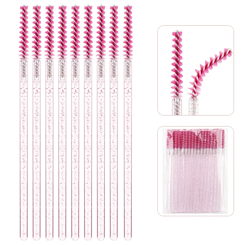 50 stücke Einweg Make-Up Pinsel Wimpern Microbrush Mascara Wands Kosmetik Applikator Augenbraue Micro Pinsel Lash Verlängerung Liefert