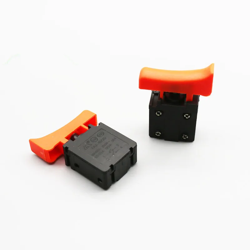 1PC interruttore utensile elettrico momentaneo, DPST 10(10)A AC 250V, 5E4 12(12)A 125V FA3-10/2D interruttore grilletto elettrico