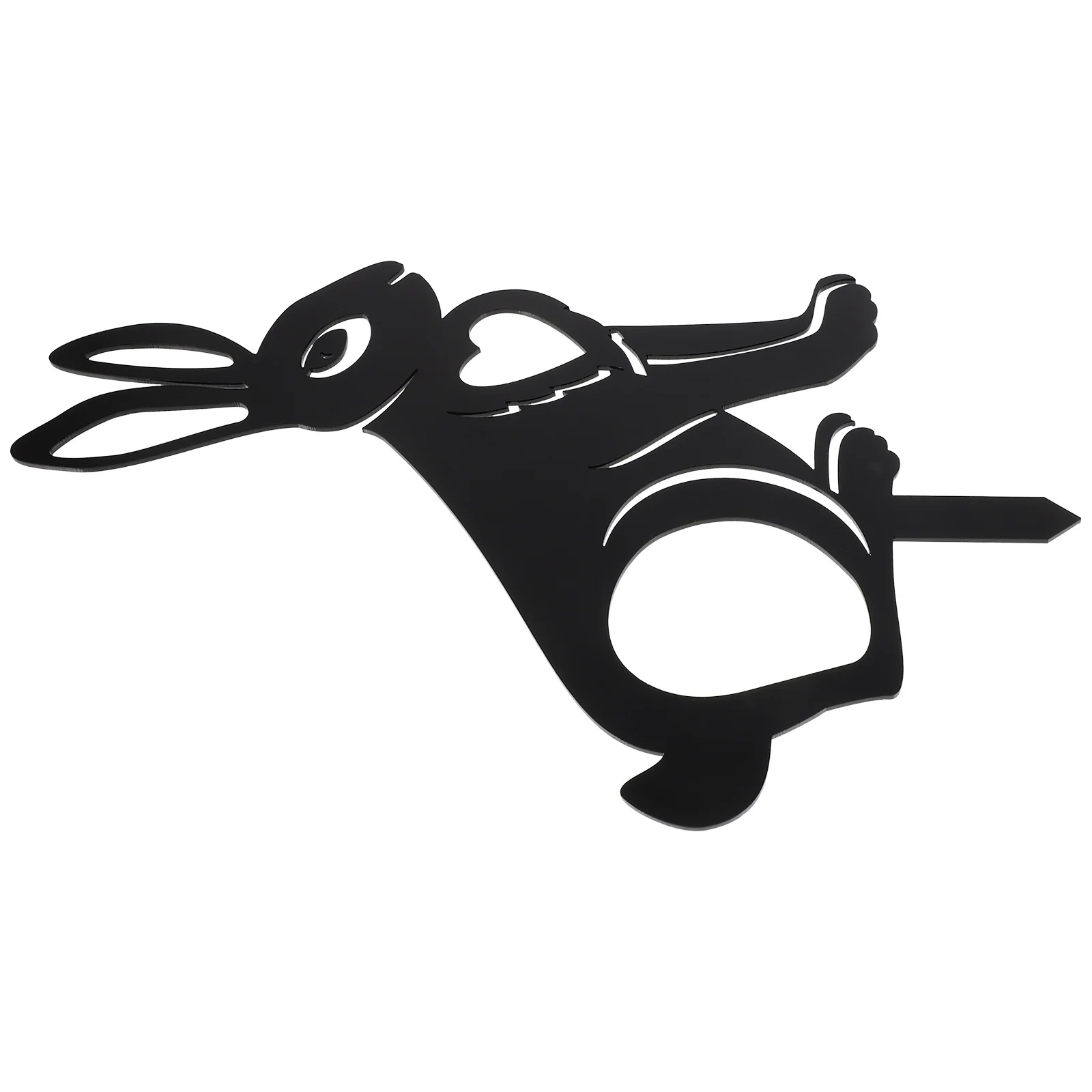 ديكور على شكل أرنب عيد الفصح، زخرفة الحديقة الخارجية، حديقة الأرنب، مادة أكريليك موثوقة تدوم طويلاً