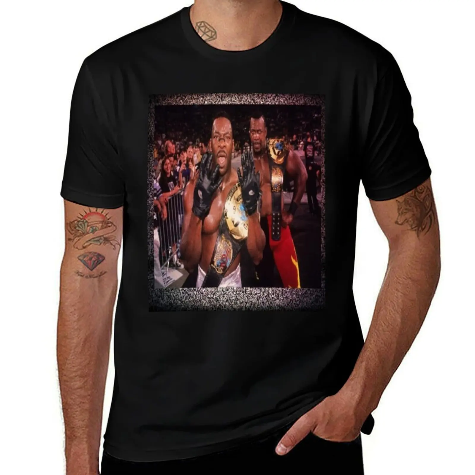 

Harlem Heat Retro 90s Wcw T-Shirt blacks Luxury man Louboutins mens designer clothes