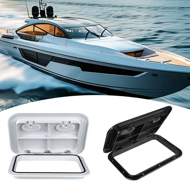 

Boat Deck Hatch Rectangle Deck Access Hatch For Boat Weatherproof Sealing Protection Marine Accessories For Yacht RV Boating