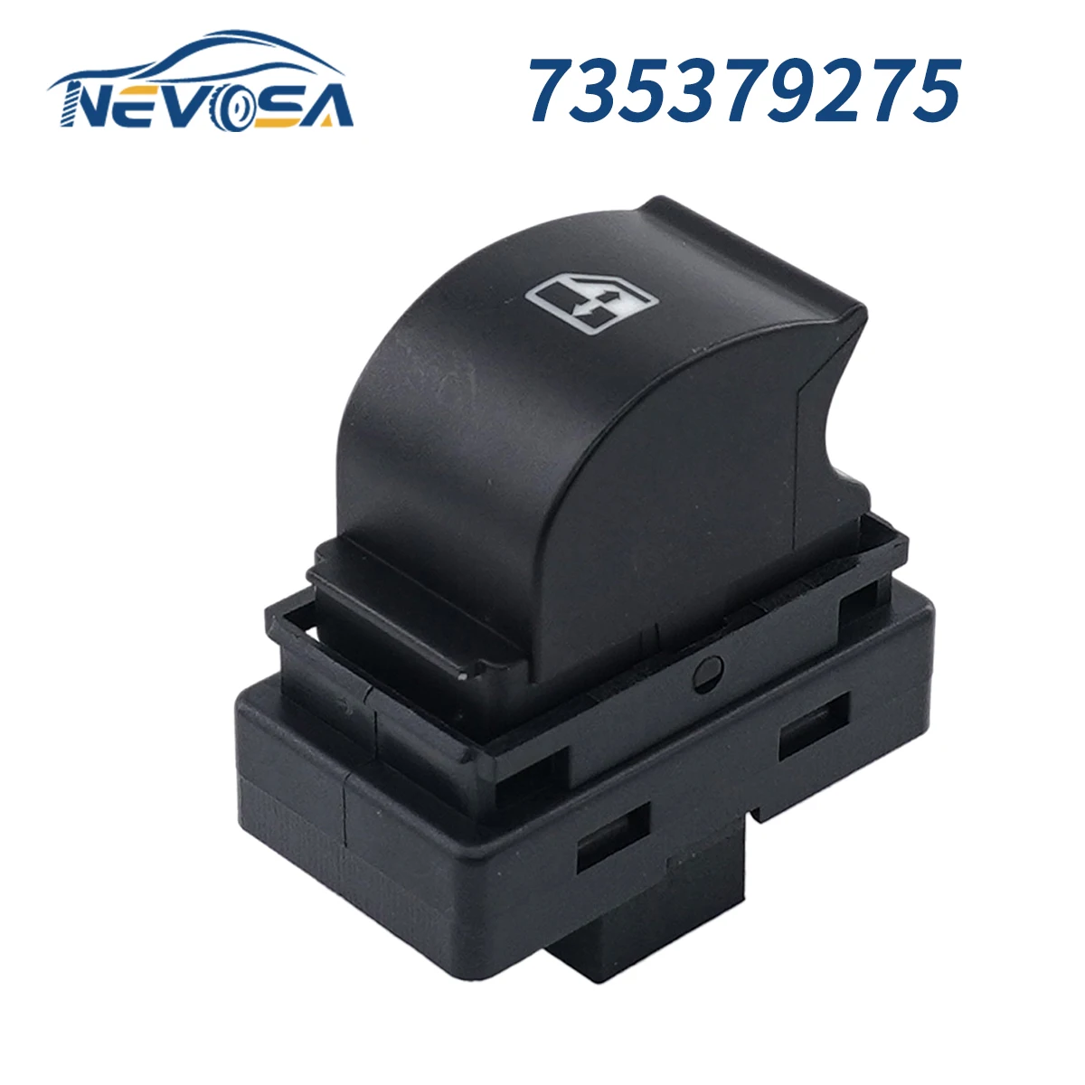 NEVOSA 735379275 Car Electric Power Lifter Window Switch Single Button For 2007 2008 2009 2010 2011-2015 Fiat Linea 100157737