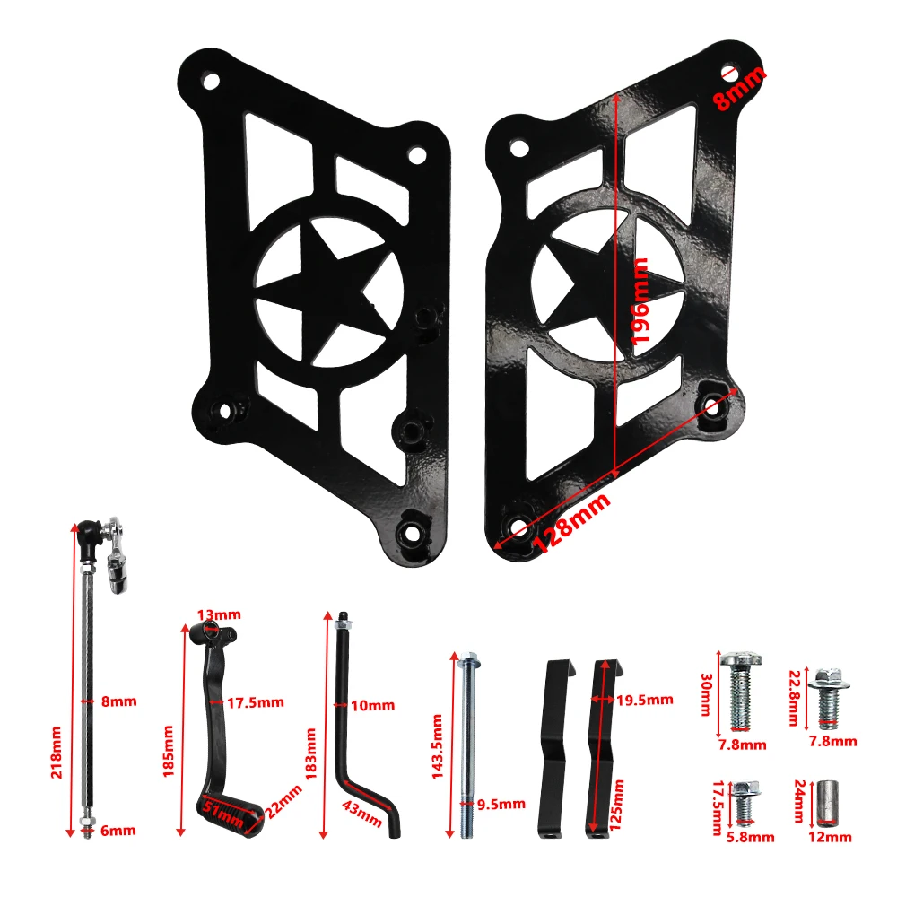 Motorcycle For Honda Rebel CMX 300 CM300 2019 2020 2021 2022 Retrofit Front Enlarged Front Pedal Front Pedal Pedal Bracket