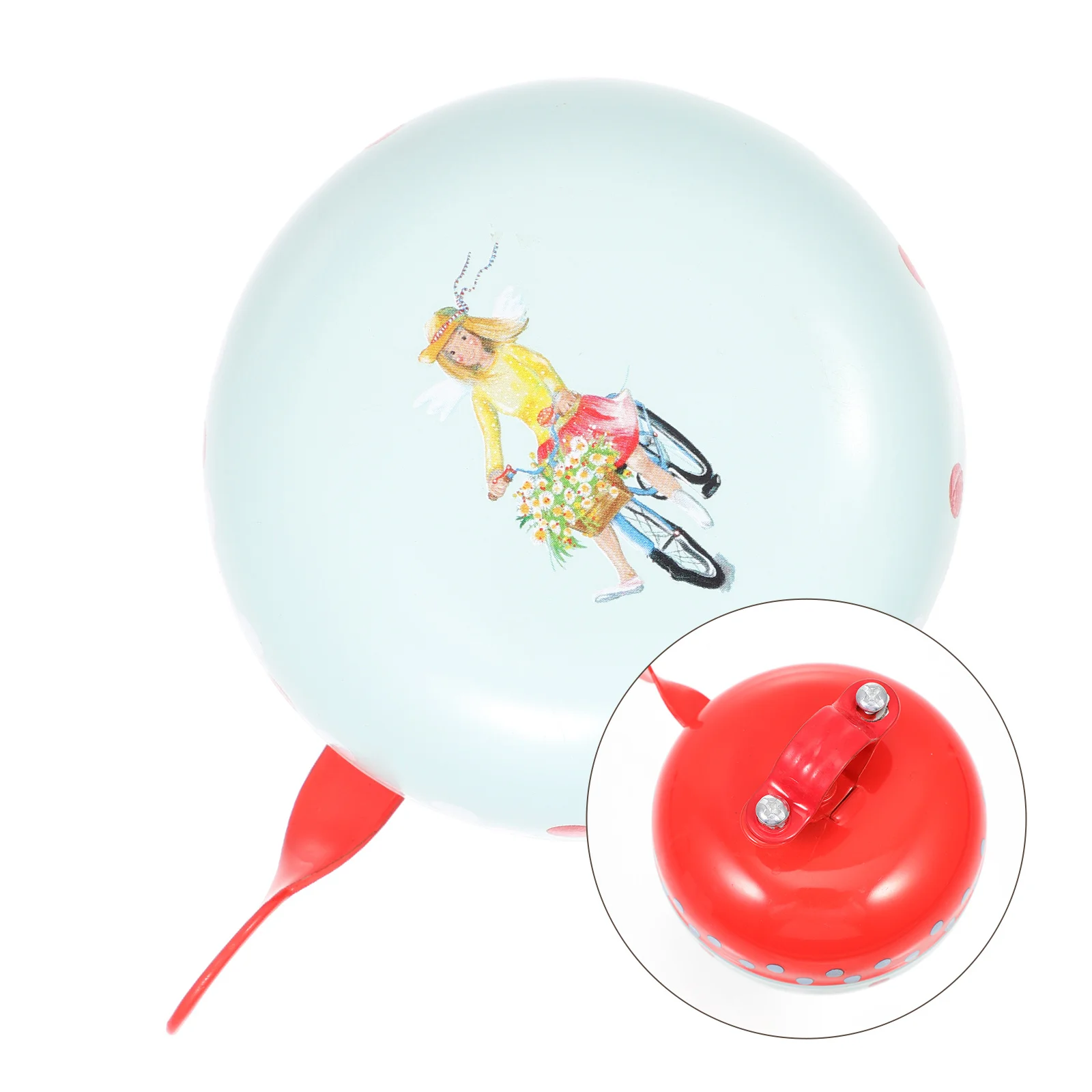 

Kids Bike Bell Cartoon Screw Mount Safe Durable Children Scooter Accessory Loud Ringing Tone for Mountain Bikes Children Bike