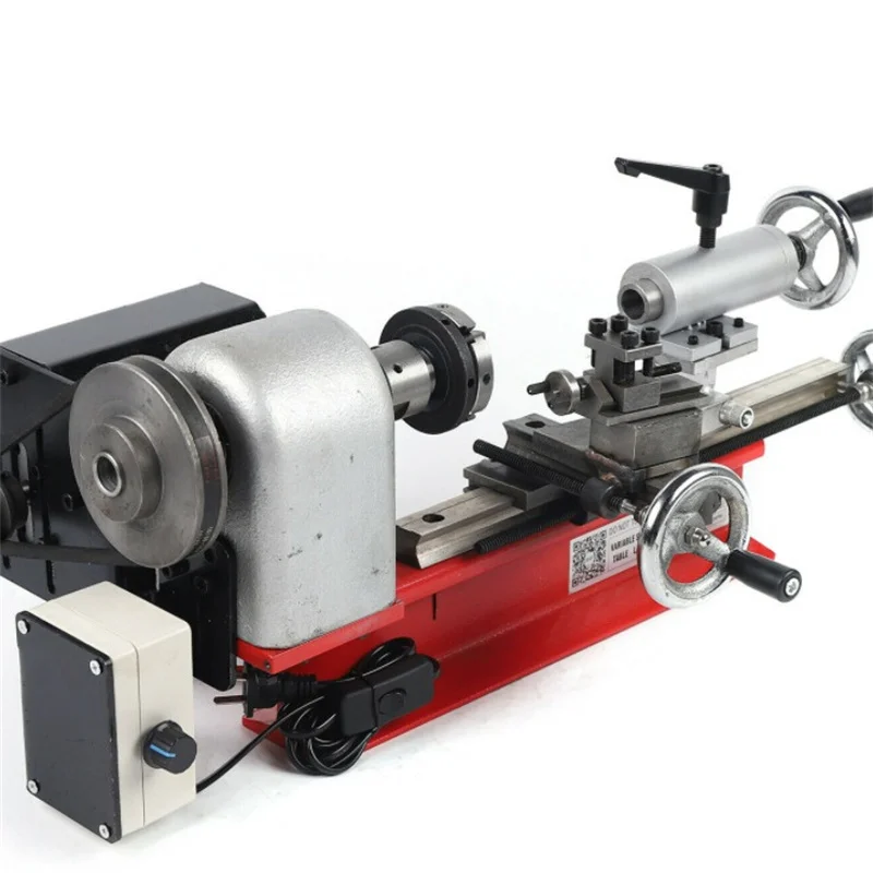 

Mini Desktop High Precision Multi-function Lab Engraving Woodworking Micro Numerical Control Wood Lathe Machine Turning