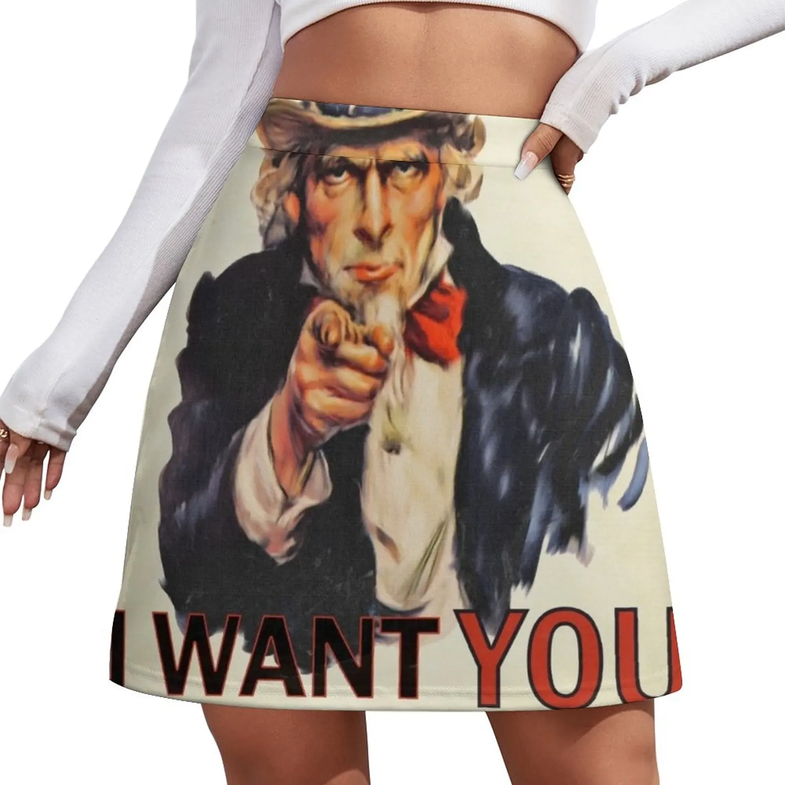 

Мини-юбка Uncle Sam Fear & Ignorance, корейская люксовая одежда, женская юбка, женская одежда, новинки 2026 года