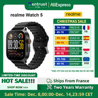 Global Version realme Watch 5 Watch connected compsole and GPS independent with 5 GNS amoed screen of inch long ultra autonomy up to 14 days IP68