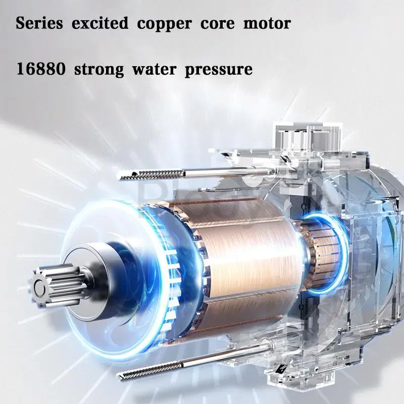 8L ارتفاع ضغط آلة غسل سيارات المنزلية حديقة غسالة مع مدفع المياه 1600 واط عالية الطاقة آلة تنظيف الحديقة للمنزل #2