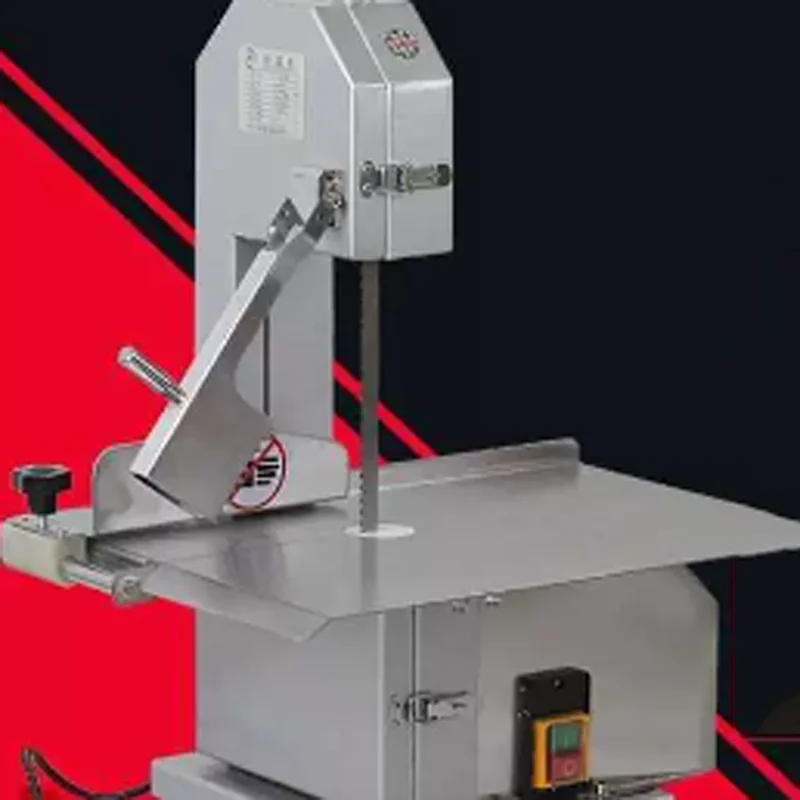 Commercial-Grade Electric Meat and Bone Cutting Band Saw with Motor for Butchers-Meat Processing Machinery at Special Price