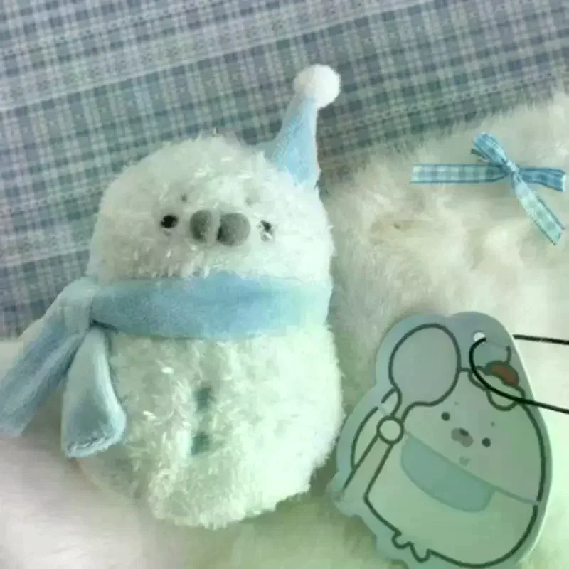 Lovely Cartoon Seal Snowman Doll Plush Pendant Simulation Ocean Seal Keychain Backpack Decor Christmas Birthday Gift