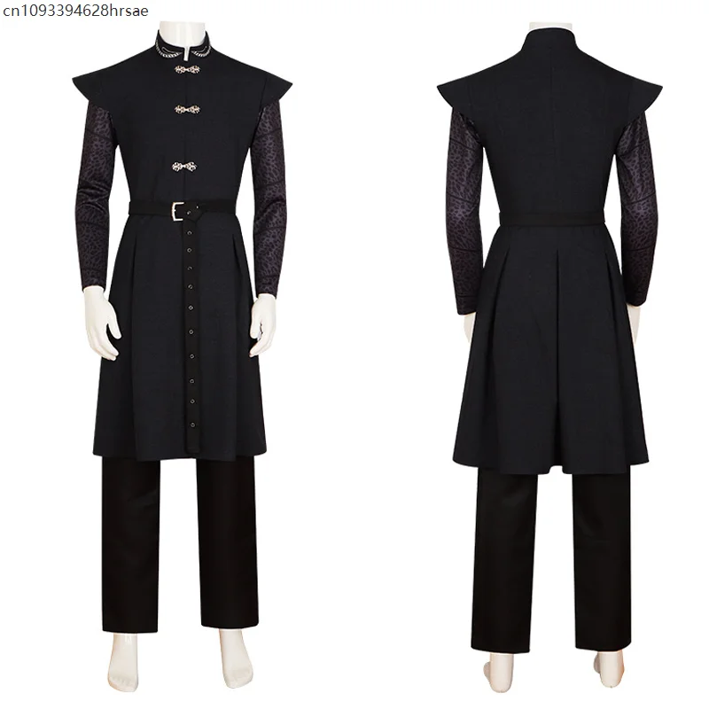 

Mediaeval Prince Fancy Robe Trench Jackets Pants Belt Outfits Adult Man Fantasia Suits For Formal Banquets Parties