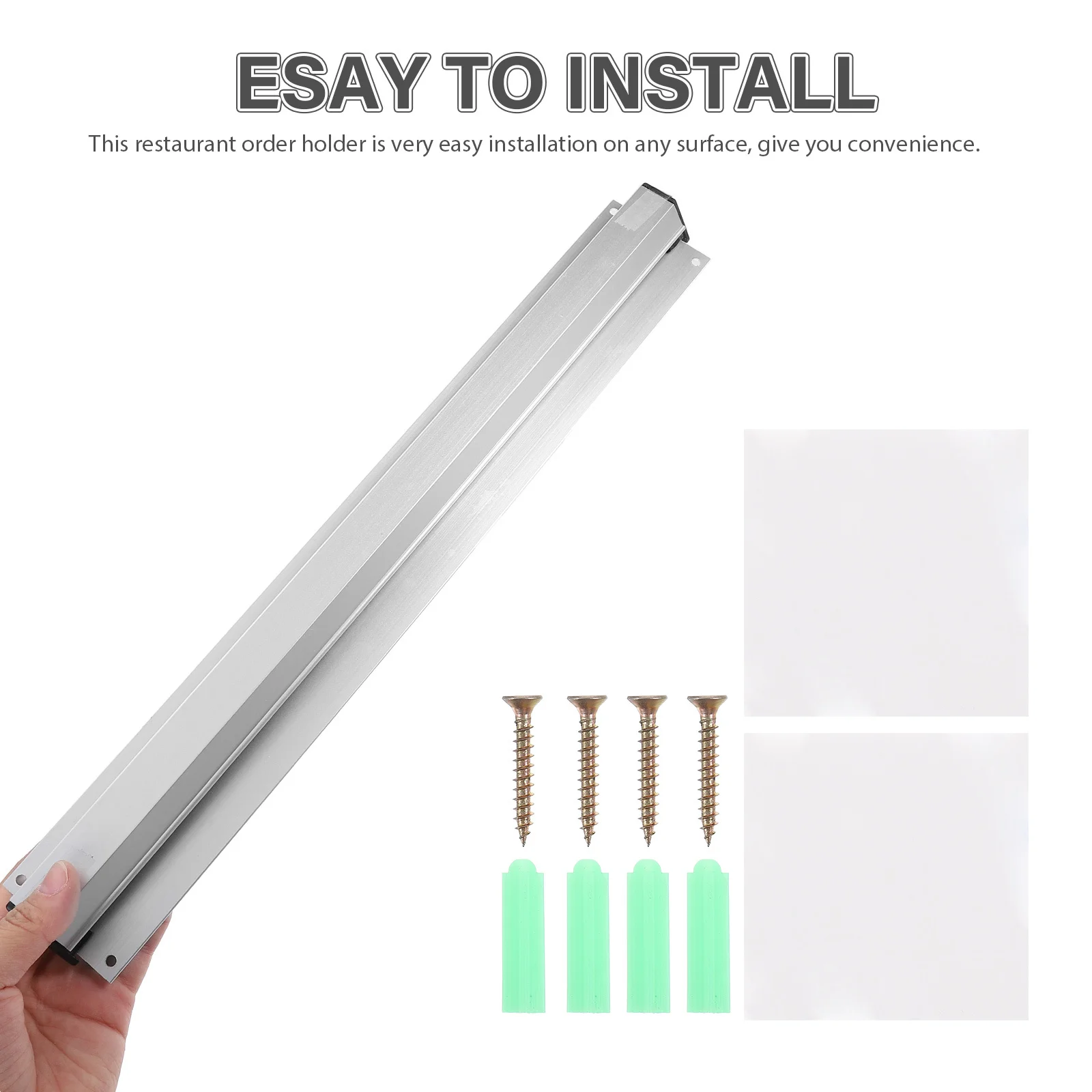 

Restaurant Order Single Clip Equipment Holder for Receipt Rack Check Ticket Rail
