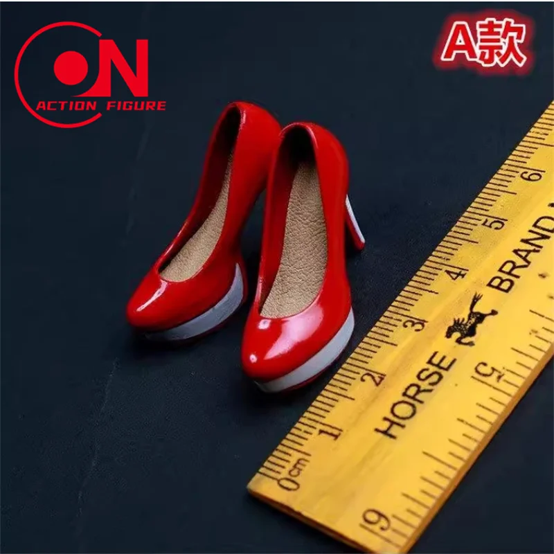 Fashion 1/6 Scale Girl High Heel Shoes Simulation Stiletto Court Shoes Model Fit 12'' TBL PH Female Soldier Action Figure Body