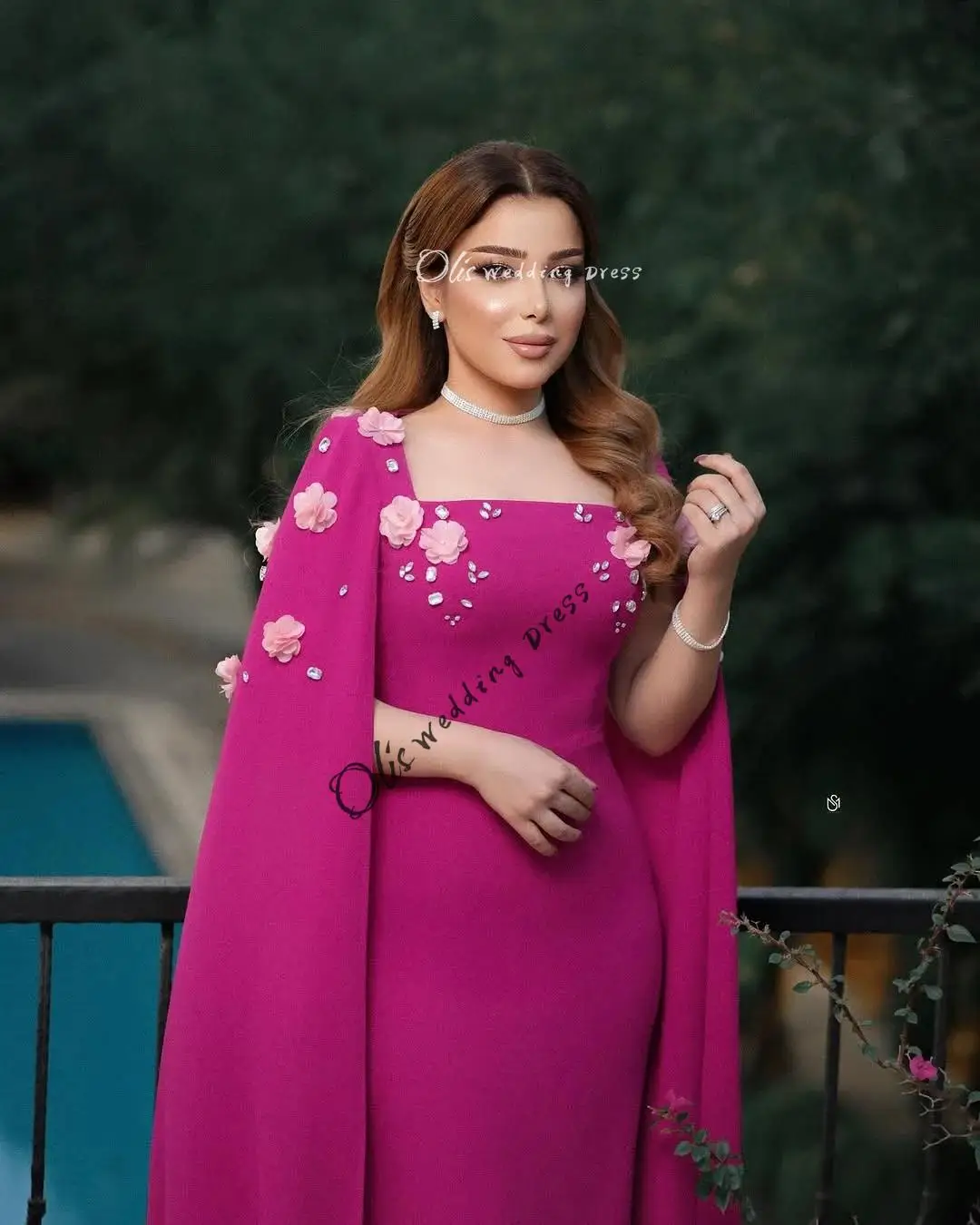 

customized Mermaid Long Sleeves Prom Dresses Strapless Pleated Flowers Beadings Floor Length Party Dresses Evening Dresses