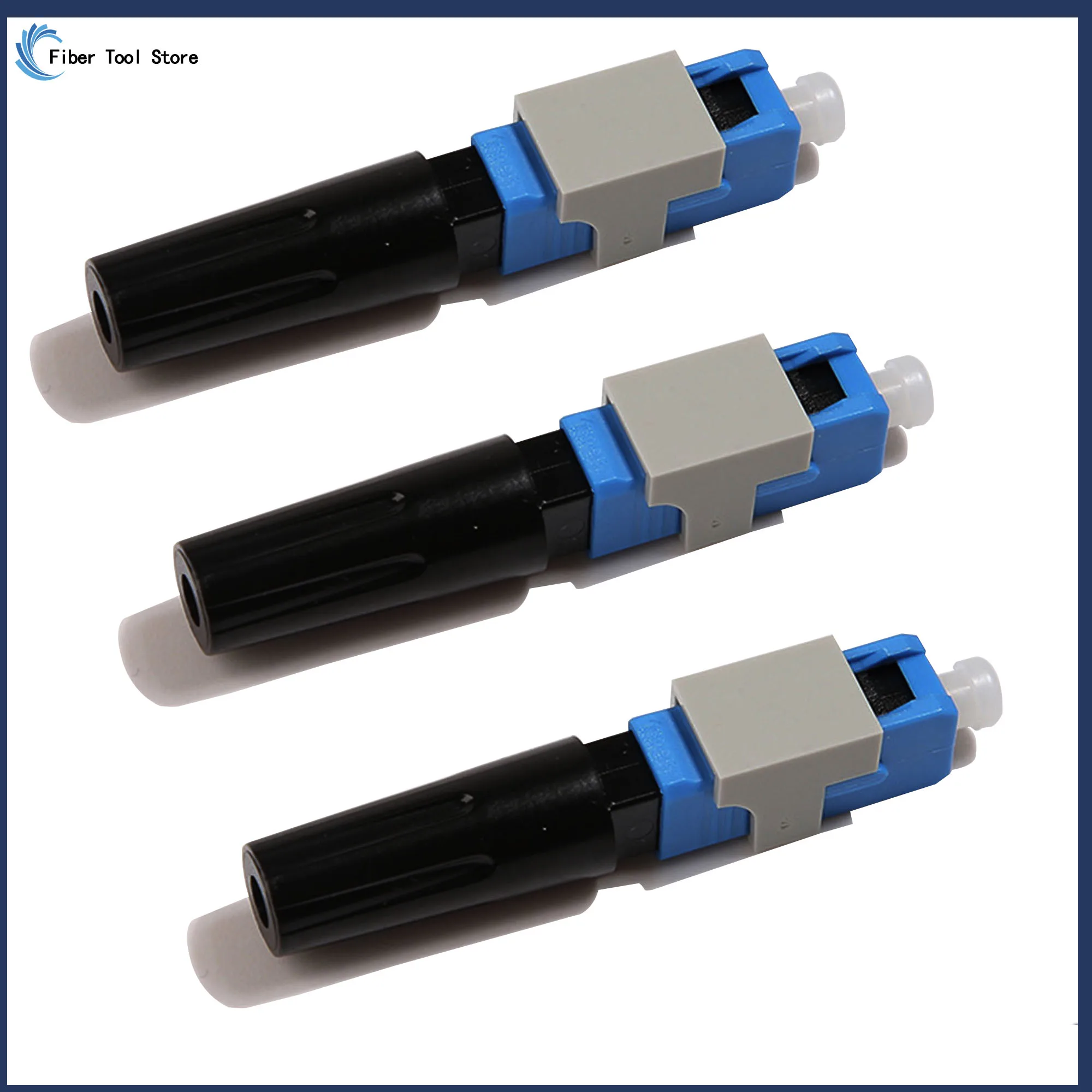 Optical Fiber Connector Fast Connector Blue And Green Plastic Optical Fiber SC APC Connector UPC Fast Cold Connection Adapter