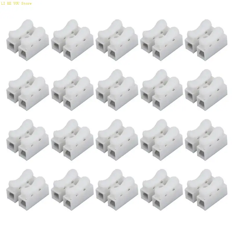 W3JE 20 Pack в использовании Push In Connectors Электрические терминалы идеально подходят для любителей электриков и