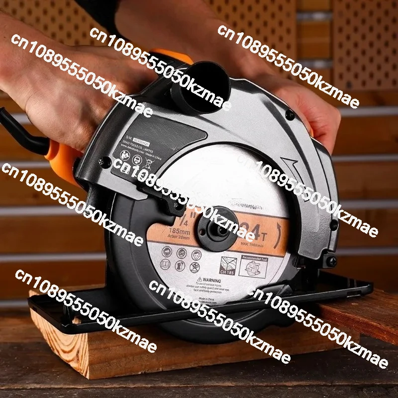 DEKO DKCS Series 185mm 1500W Multifunctional Electric Circular Saw | Ideal for Household Use with Auxiliary Handle