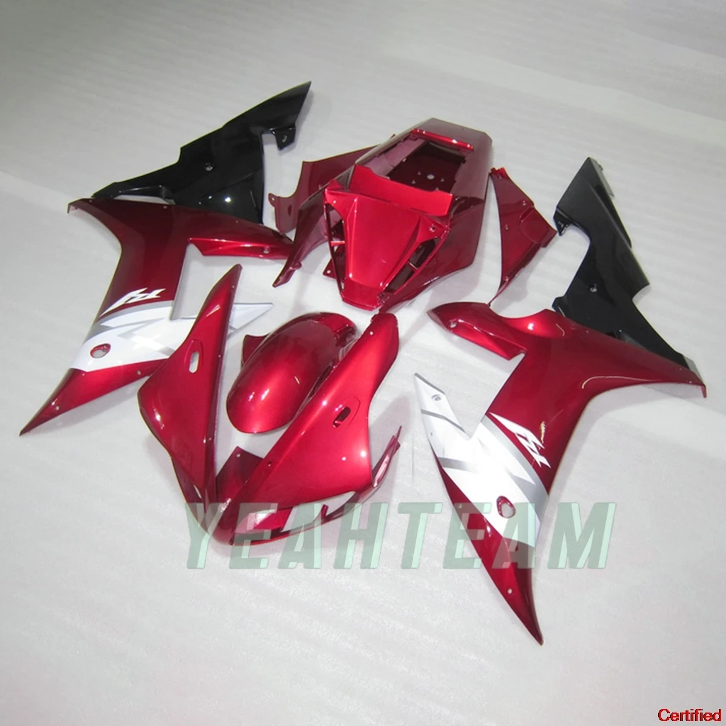 YZF R1 2002 2003 Fairings لياماها 02 03 كاملة دراجة نارية البلاستيك مكون الجسم مجموعة الهدايا المجمعة