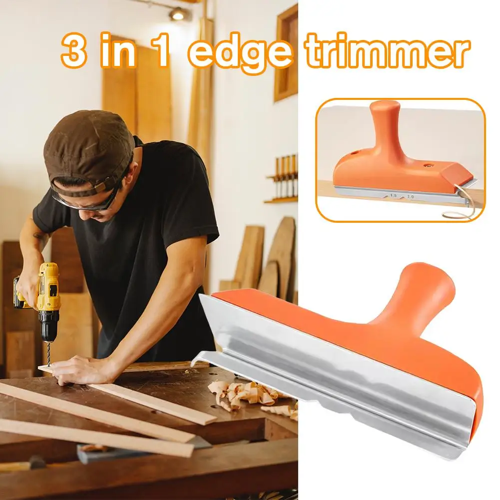 Woodworking Specific Edge Trimmer Irregular Board Straight/arc Deburring Planer Professional Edge Trimming Scraper ﻿