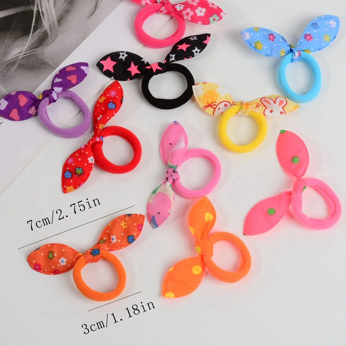 Cute Bunny Ear Hair Ties Set,  - đánh giá và giá Kids Outdoor Outfit