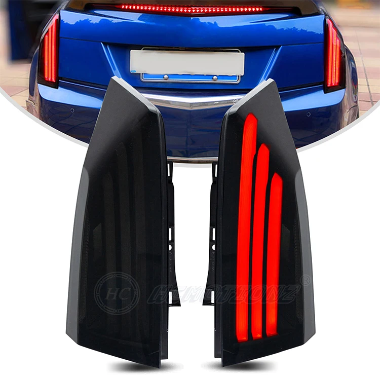 HCMOTIONZ factory LED assembly ATS ATS-L 2013-2020 rear lights DRL Start UP Animation taillights for Cadillac