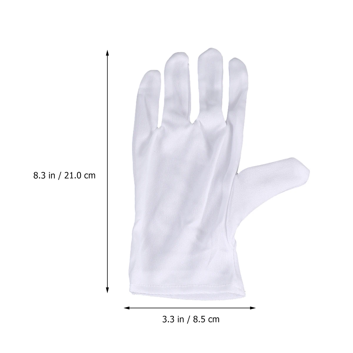 

12 Pairs Moisturizing Gloves Comfortable Warm Work Lace Elastic Jewelry Store Etiquette Easy Clean