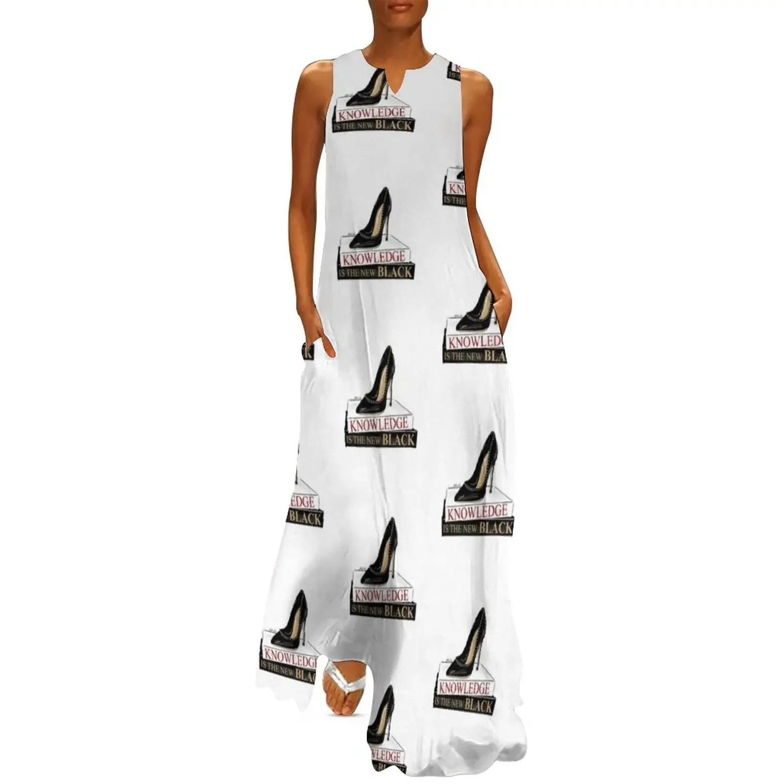 

Sketch Noir - MOTIVATION Long Dress luxury woman party dress summer dress korean women Female