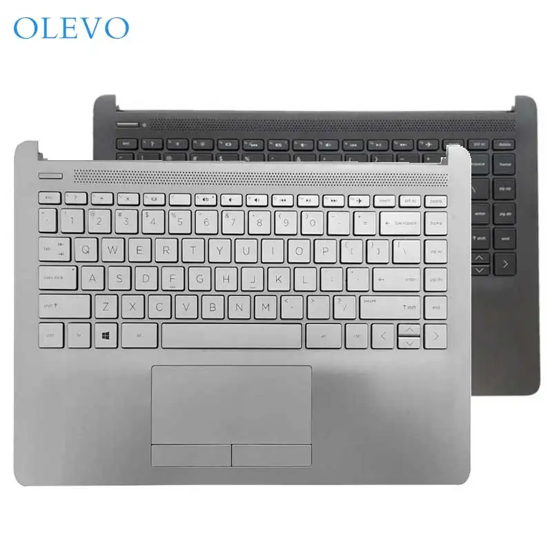 

New For HP Pavilion 14-CF 14S-CF 14-DF 14S-DF 14-DK 14S-CR 240 245 G8 TPN-I130 Laptop Palmrest Case Keyboard US Upper Cover