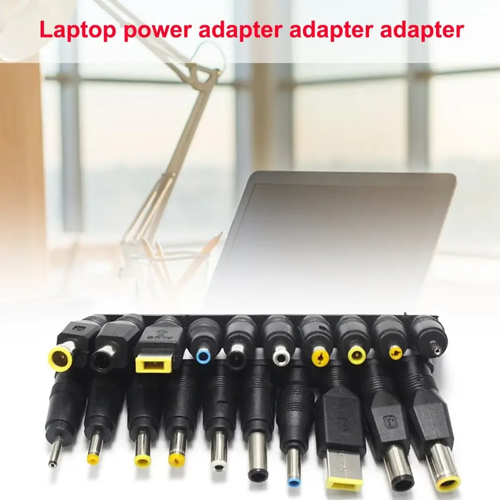 34pcs Universal Adapter Adapters 5.5x2.1mm DC-AC Power Adapter Tips Connector Laptop Charger, Power Adapter Tips Jack Connector