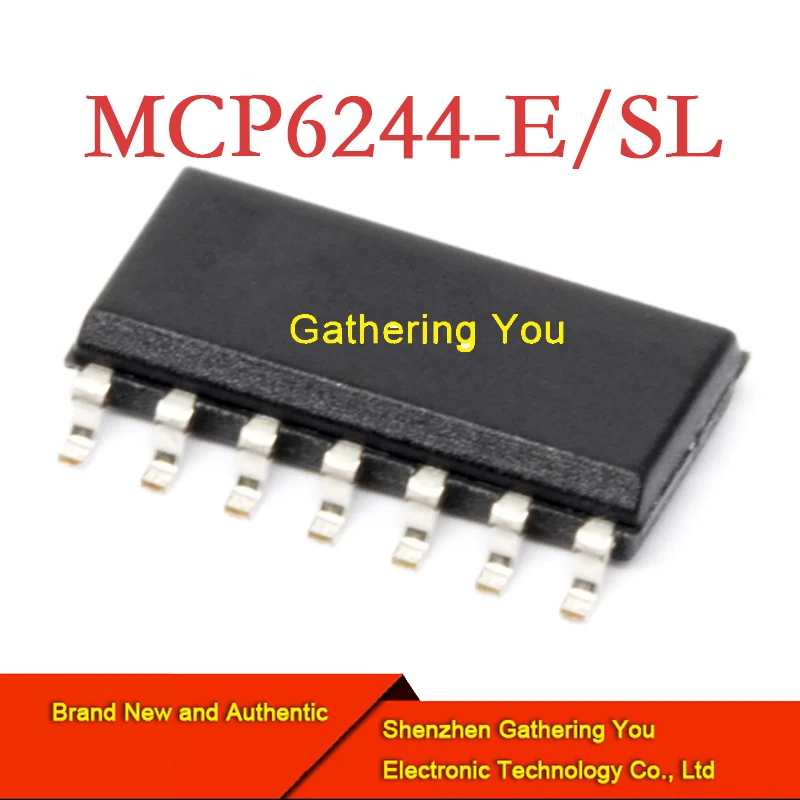 

MCP6244-E/SL SOIC-14 Operational amplifier Brand New Authentic