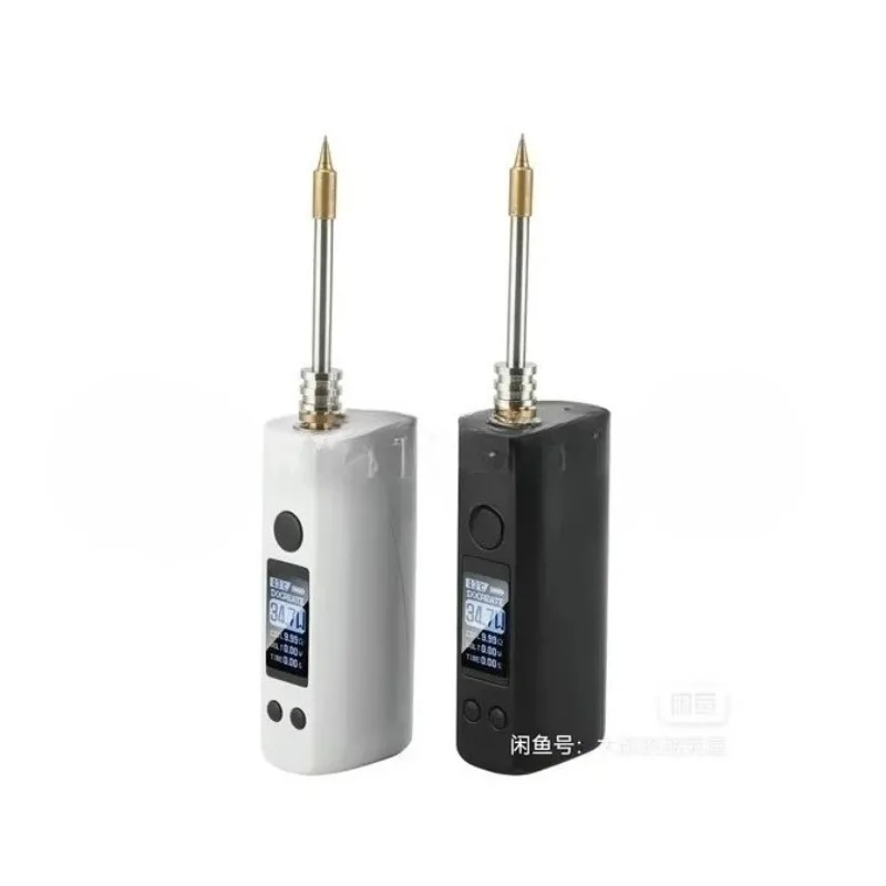 75W Portable Wireless Soldering Iron USB Rechargeable Constant Temperature Large LED Screen 510 Interface Mini Welding Tool