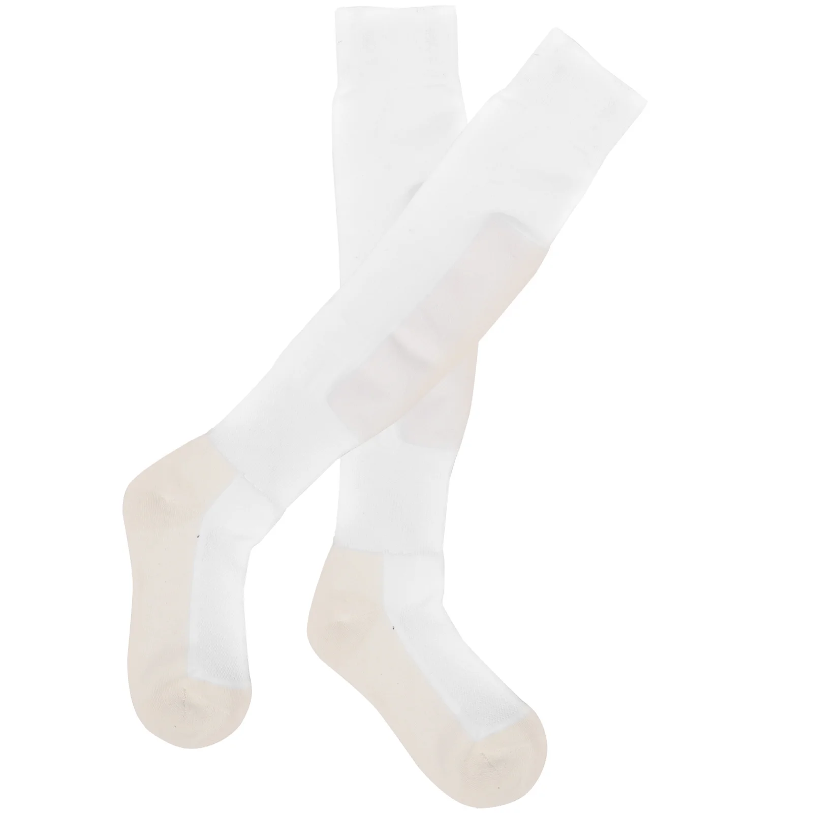 1 par de calcetines de esgrima gruesos por encima de la rodilla calcetines deportivos con parte inferior antideslizante hasta la rodilla para correr fútbol ciclismo