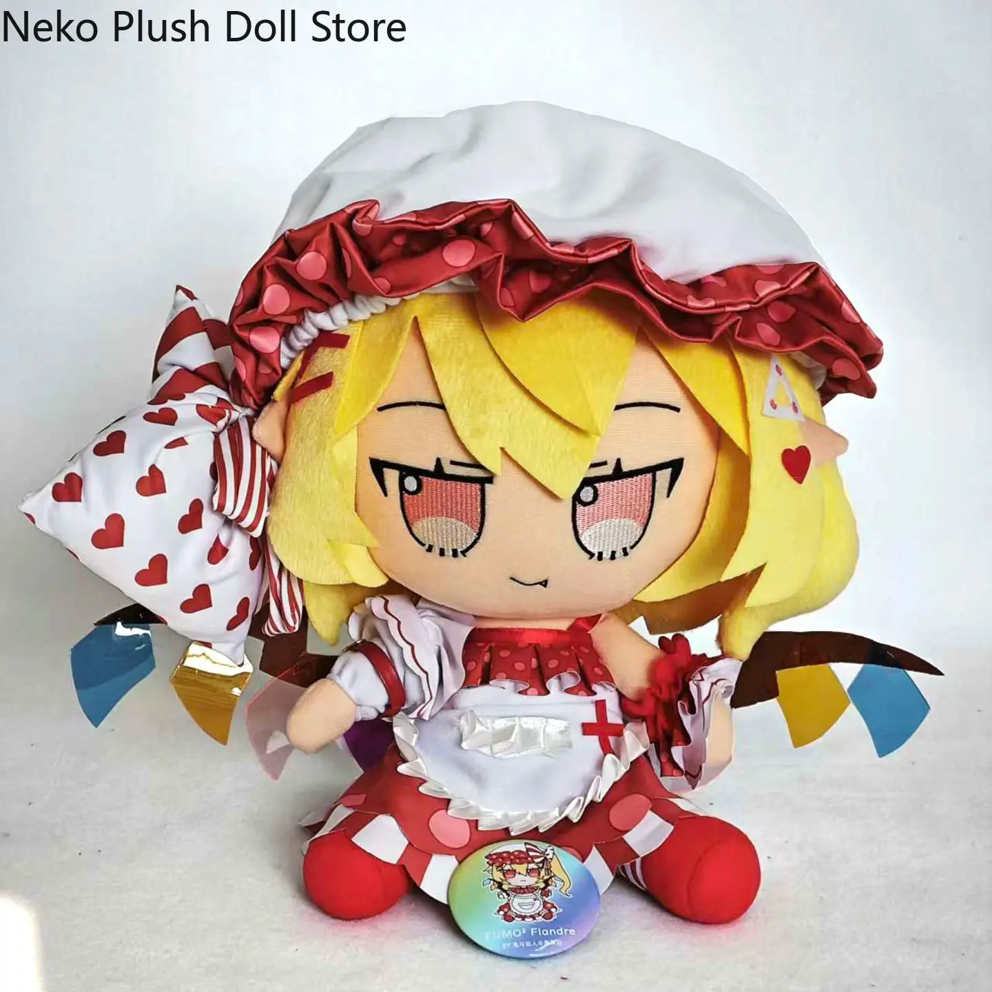 

TouHou Project Flandre Scarlet Fumo Girl 30cm Anime Cartoon Figure Doll Toy Plushies Pillows Girl Birthday Gift Pillow
