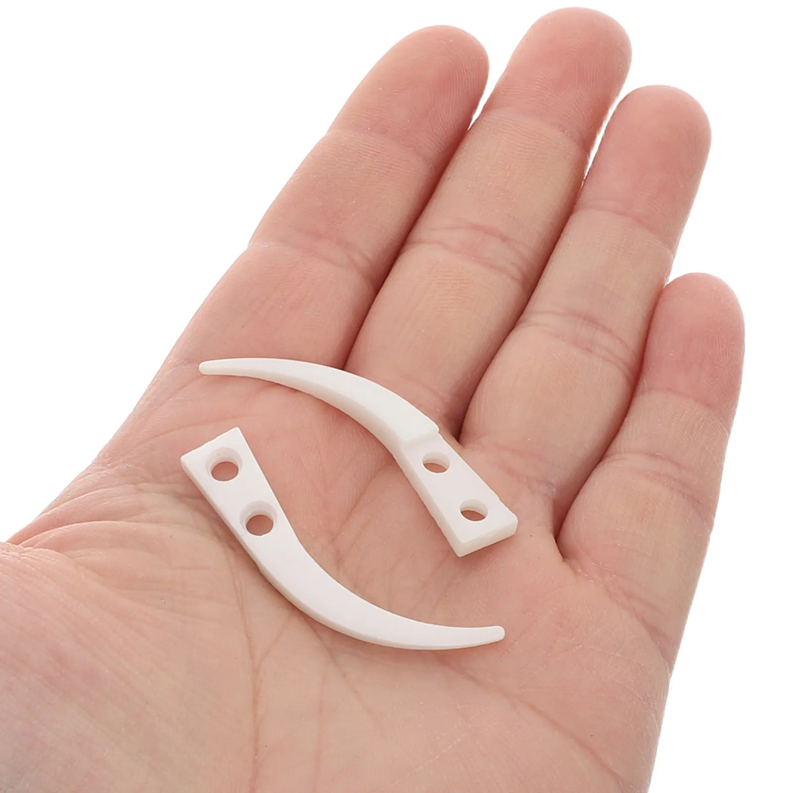 

6Pairs Ceramic Tweezer Replacement Heads Heat-Resistant Non-Conductive Straight Curved Tips for Soldering DIY Electronics