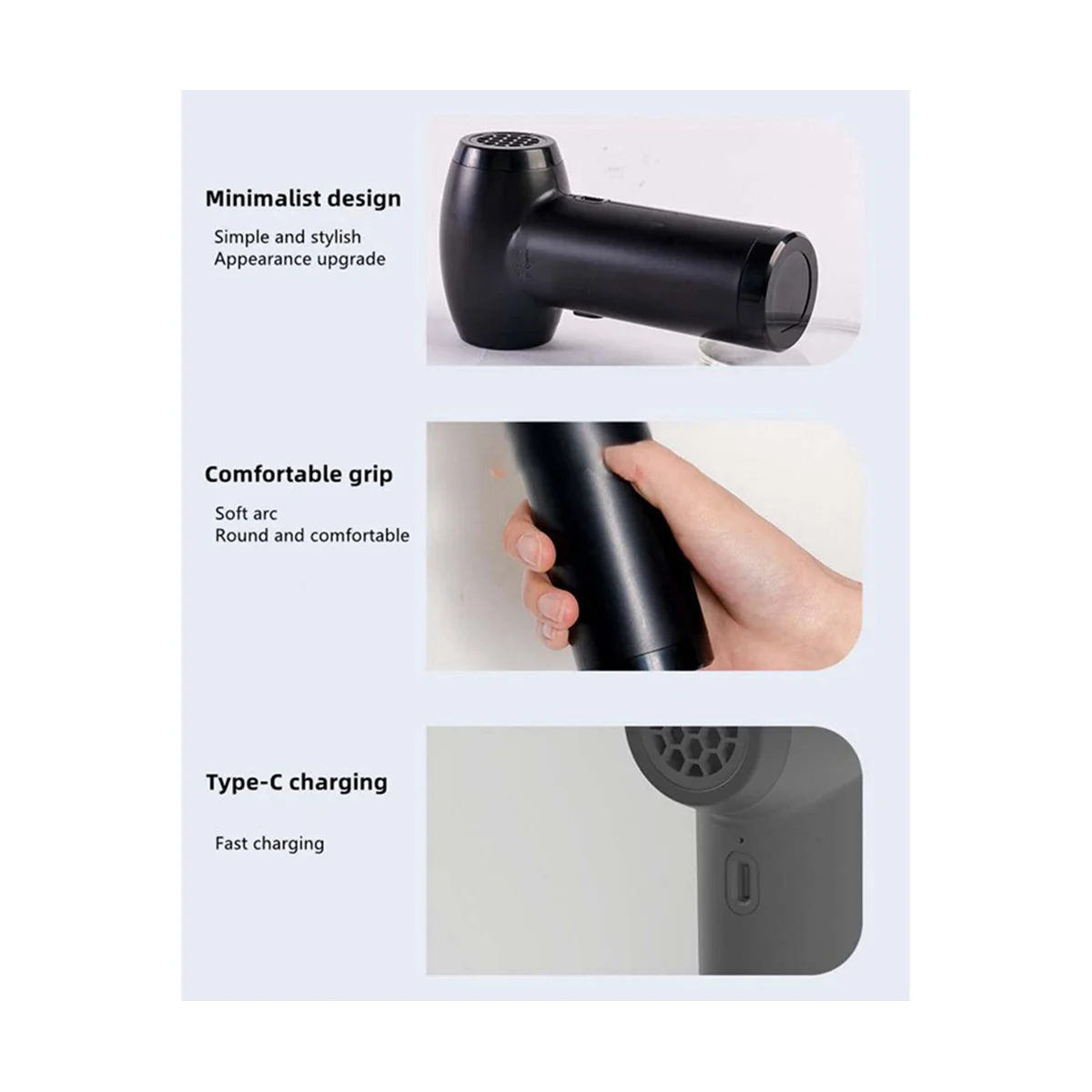 Wireless Compressed Air Blower Air Dsuter 80000 RPM for Computer Keyboard PC Car Clean Portable Electric Dedusting