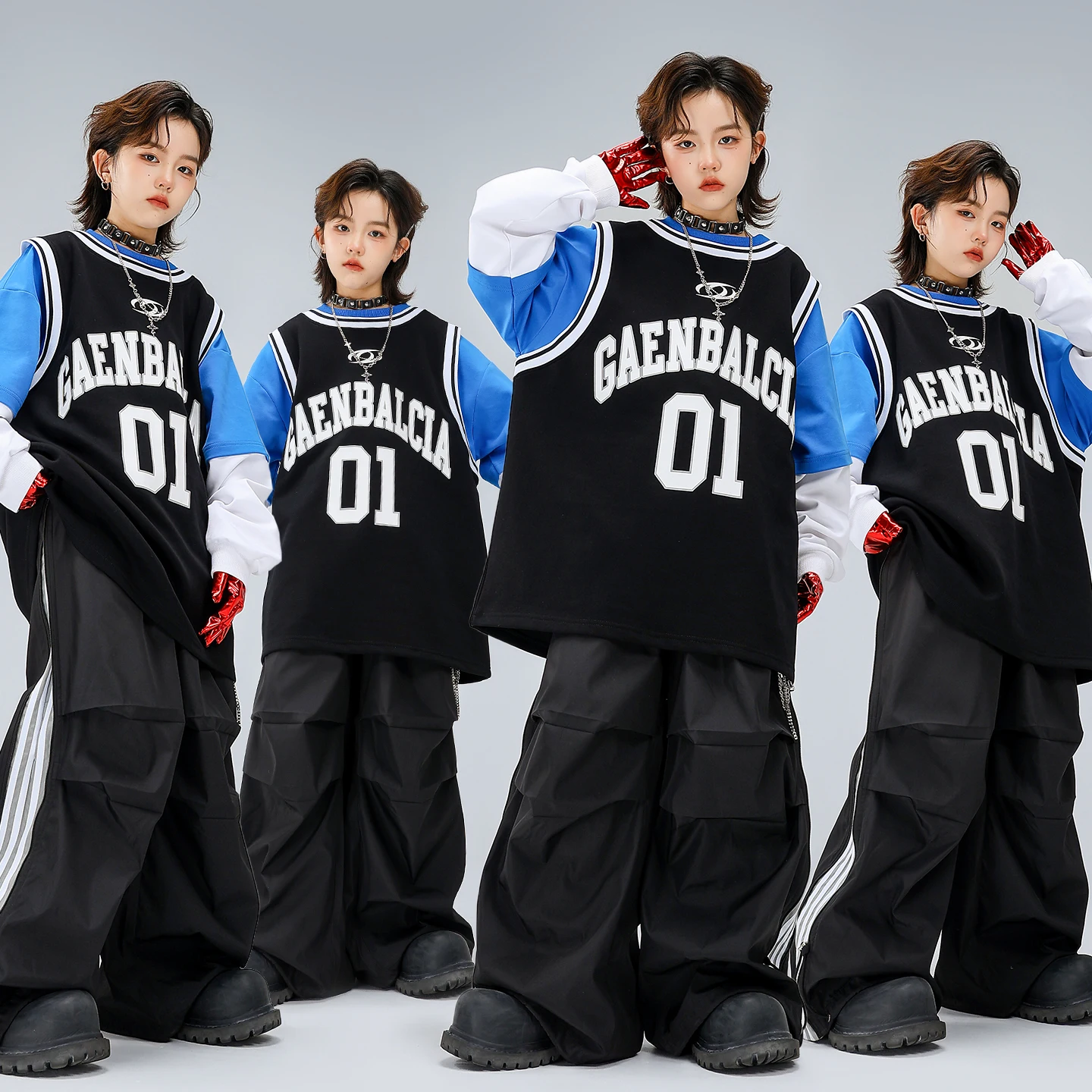 

Одежда в стиле хип-хоп, толстовка для мальчиков, брюки-карго для уличных танцев, костюмы для девочек в стиле K-pop, джазовые костюмы, комплект детской одежды, детская уличная одежда для танцев